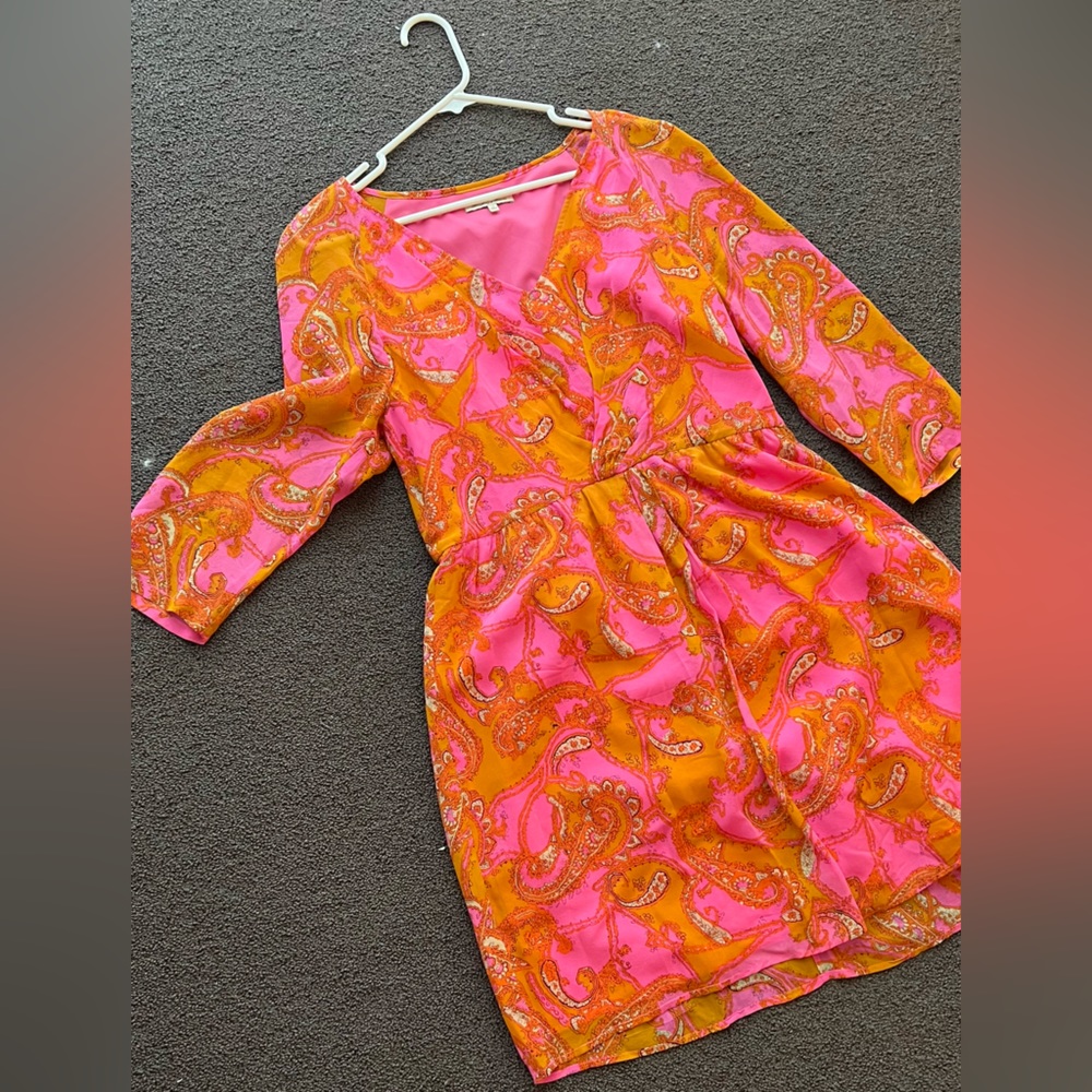 Broadway & Broome paisley dress